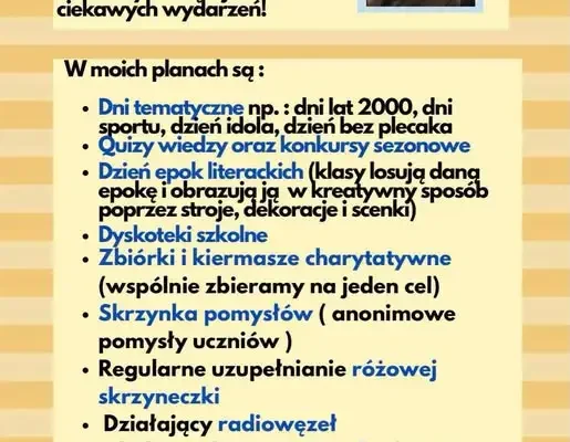 Lena Rysz pierwszą kandydatką w wyborach do Samorządu Uczniowskiego