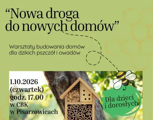 Pisarzowice: bezpłatne warsztaty budowy domków dla owadów już 1 października