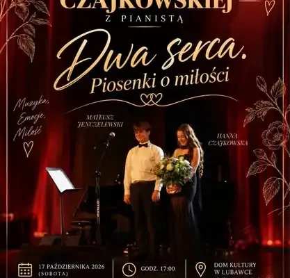 Jesienny rozkład koncertów w Domu Kultury w Lubawce – od romantycznych piosenek po mocne brzmienia