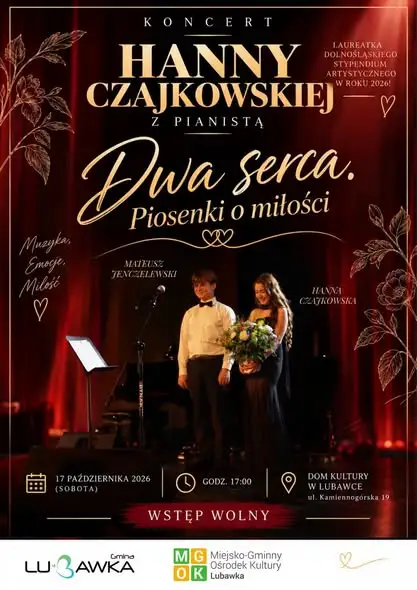 Jesienny rozkład koncertów w Domu Kultury w Lubawce – od romantycznych piosenek po mocne brzmienia