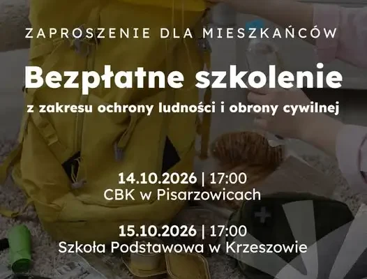 Bezpłatne szkolenia z obrony cywilnej w Gminie Kamienna Góra