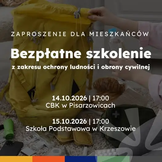 Bezpłatne szkolenia z obrony cywilnej w Gminie Kamienna Góra