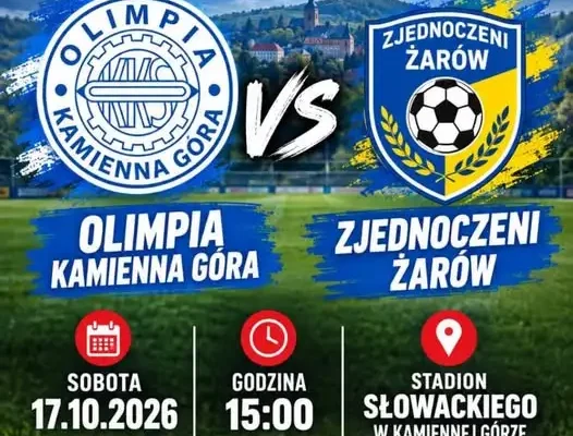 Olimpia Kamienna Góra: Juniorzy zagrają w sobotę o 15:00. Kibice zaproszeni na stadion
