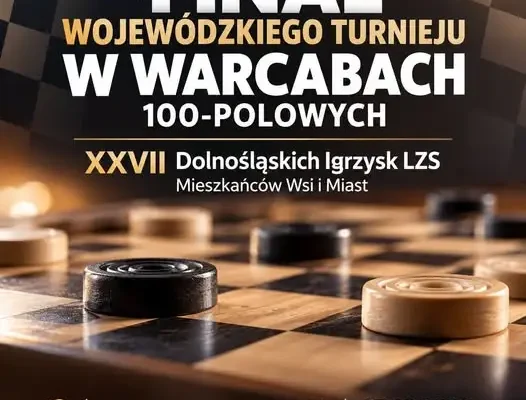 Kamienna Góra gości finał wojewódzki warcabów 100-polowych