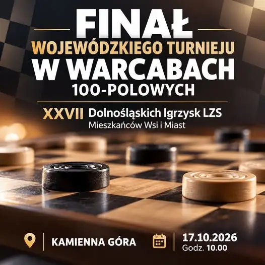 Kamienna Góra gości finał wojewódzki warcabów 100-polowych