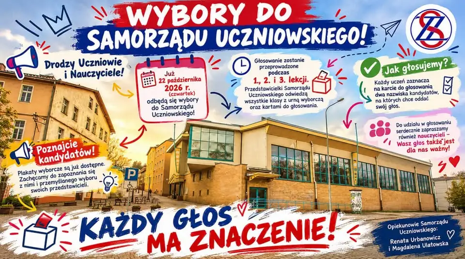 Wybory do Samorządu Uczniowskiego w Zespole Szkół Zawodowych w Kamiennej Górze