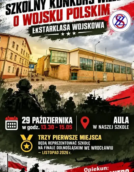 Szkolny konkurs wiedzy o Wojsku Polskim – „Ekstraklasa Wojskowa” w Kamiennej Górze