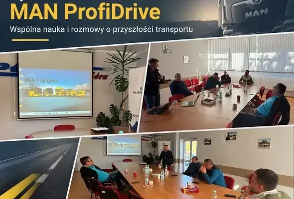 Szkolenie kierowców PKS Kamienna Góra z ekspertem MAN
